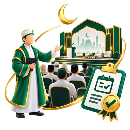 Ilustrasi akses event dakwah profesional